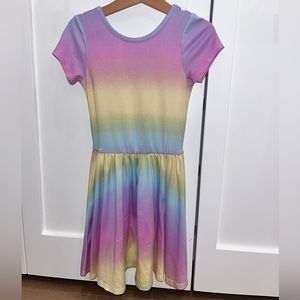 Pixie Lane short dress in pastel rainbow